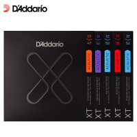 达达里奥(D’Addario)XTABR1256 青铜民谣吉他琴弦防锈镀膜 手感粗款012-056美产原装进口
