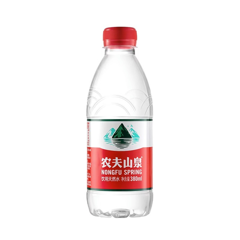 农夫山泉饮用天然水小瓶装整箱装380ml*24瓶纯净饮用水
