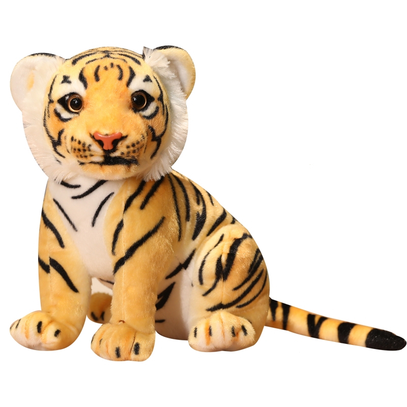 虎年吉祥物仿真小老虎毛绒玩具智扣公仔生肖老虎玩偶布娃娃男新年礼物