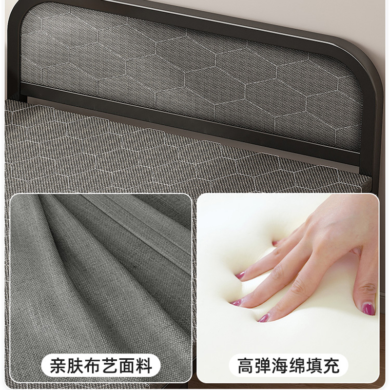 折叠床单人1米2家用简易小床成人出租房结实铁床宿舍硬板折叠床323