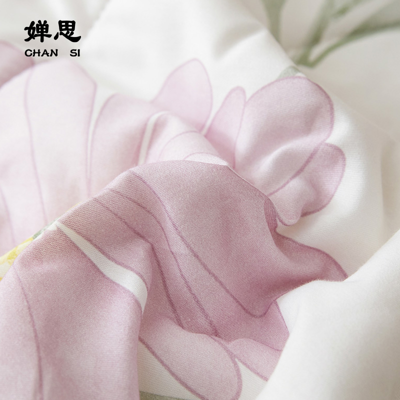 婵思 全棉棉花夏被 晨语之歌高清大图