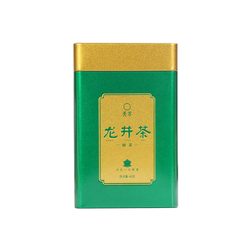 [中华特色]池州馆 春茶绿茶天方茶叶68g龙井 罐装 安徽天方茶叶 雨前高山浓香耐泡型绿茶 华东
