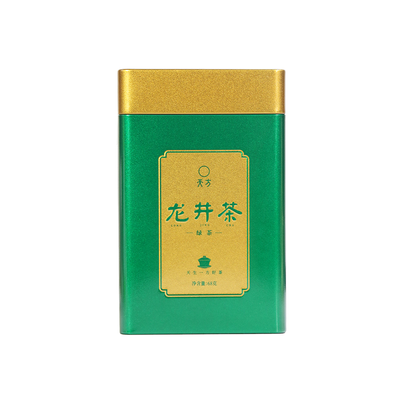 [中华特色]池州馆 春茶绿茶天方茶叶68g龙井 罐装 安徽天方茶叶 雨前高山浓香耐泡型绿茶 华东