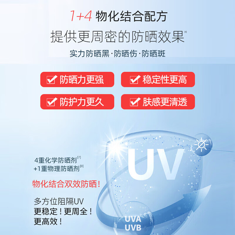 丁家宜防晒套装防(晒乳50g+保湿喷雾40g)防紫外线提亮肤色SPF43清爽老牌国货军训防晒霜高清大图