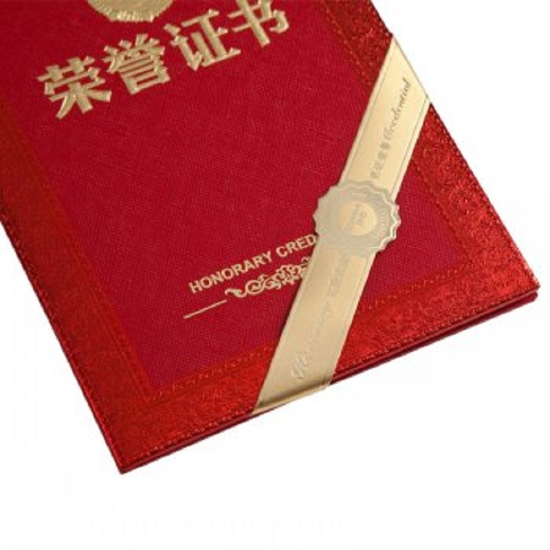 齐心 C5105 特种纸荣誉聘书 8K 红 10本/包(单位:包)-