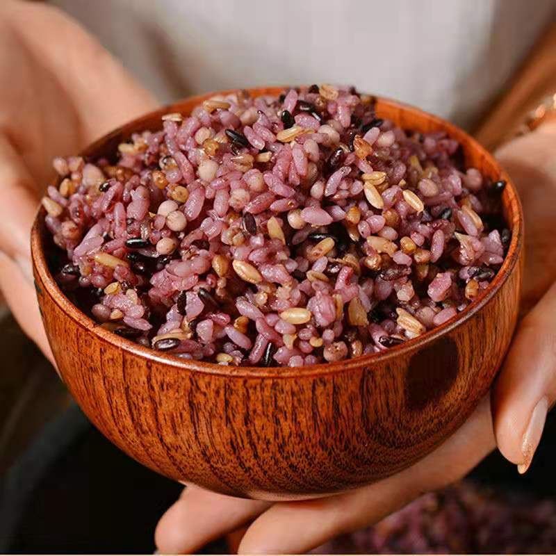 新三色糙米红米黑米糙米粗粮胚芽饭五谷杂粮500g*2袋装高清大图
