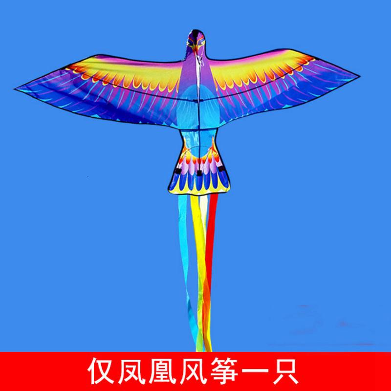 潍坊风筝传统中国风金鱼风筝新手微风成人易飞儿童凤凰新款创意 三维工匠 仅凤凰风筝一只高清大图