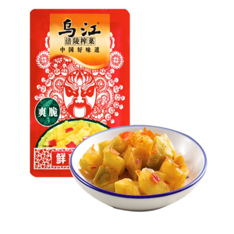 晋唐 乌江涪陵榨菜鲜爽菜丝80g 咸菜下饭菜 整箱装100袋/箱