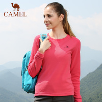 CAMEL骆驼户外抓绒衣 秋冬情侣款男女套头圆领长袖抓绒衣