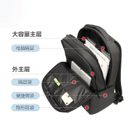 新秀丽samsonite美旅明星同款双肩背包AG0*08102电脑包休闲商务多功能收纳韩版书包