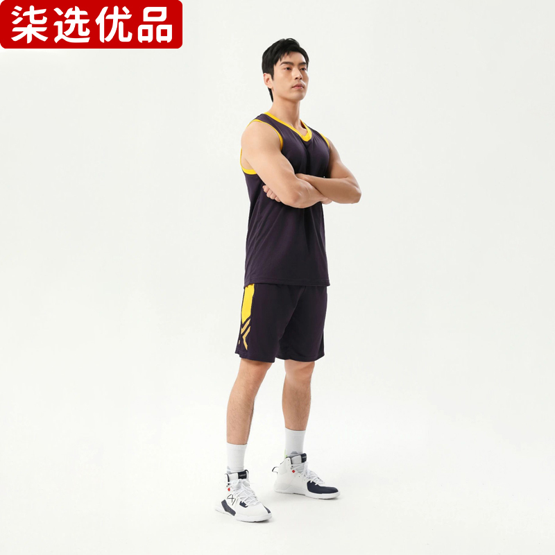 柒选优品 男款篮球服D255M004/套高清大图