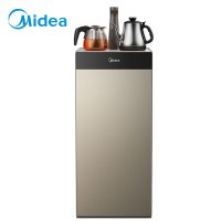美的(Midea)饮水机茶香茶吧机家用下置式 多功能智能自主控温 立式温热型饮水机 YR1025S-W