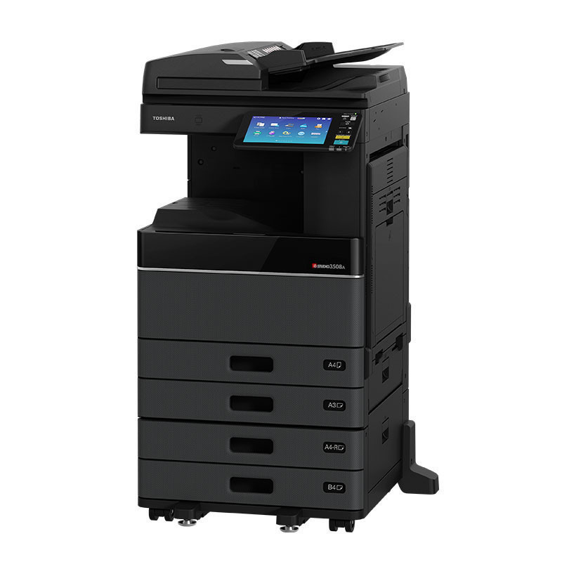 东芝(TOSHIBA)黑白A3数码复合机e-STUDIODP-3508A套机 网络打印复印 网络彩色扫描(主机+双面器+双面同步扫描输稿器+工作台+第二纸盒)
