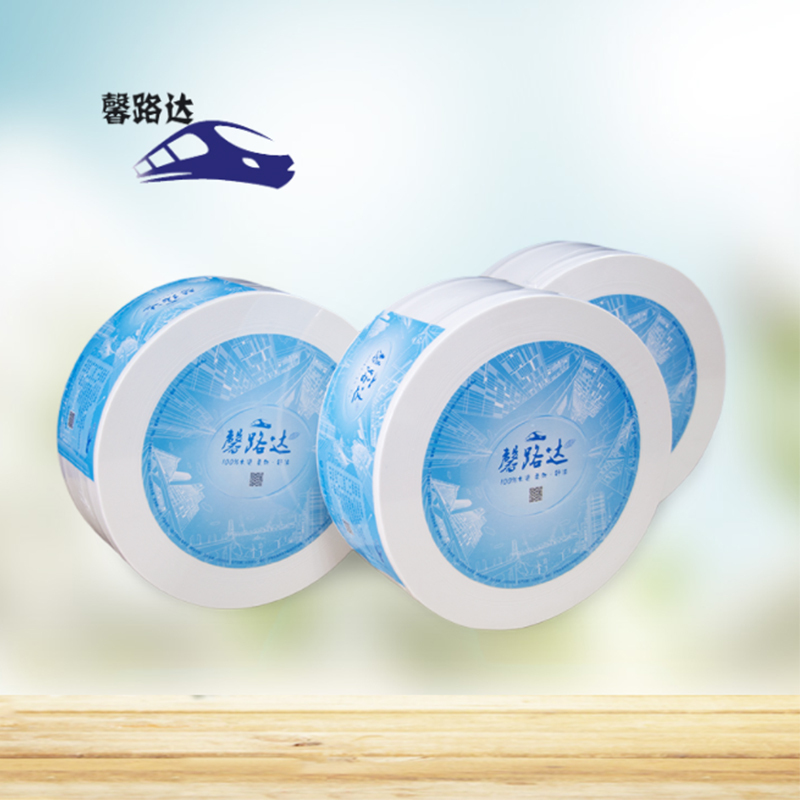 馨路达 企业大盘纸(城市印象)原生木浆纸 12卷/件 2000节840克(箱装)