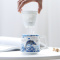 言艺(yanyi) 茶杯 陶瓷水杯功夫办公室泡茶杯带过滤三件套400ml 雁飞鱼跃