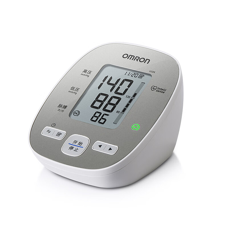 欧姆龙(OMRON)家用电子血压计 血压仪智能加压血压测量仪 U32K高清大图