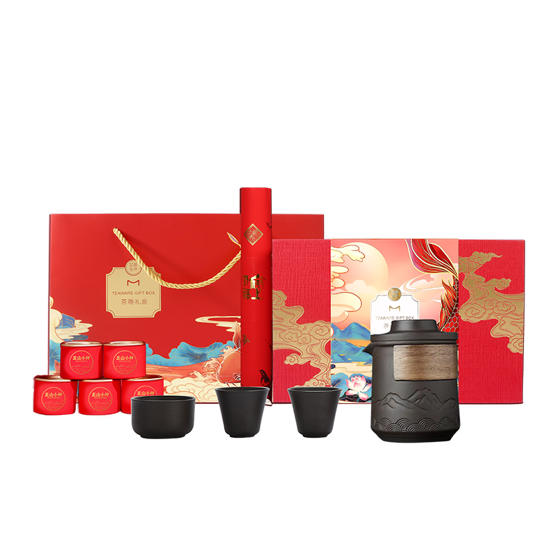 沏一杯茶 中国福【千里江山】-茶具组合套装 PZL303