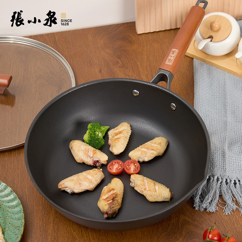 Z-张小泉家味精铁煎炒锅C32880100高清大图
