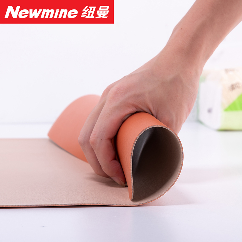 纽曼(Newsmy) 鼠标垫80x40cm 双面粉色+橙色