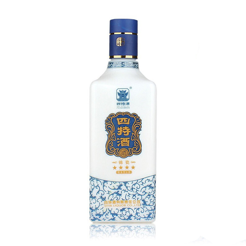 四特 锦瓷四星 42度460ml 单瓶装 (新老包装随机发货)
