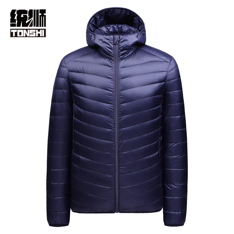 统狮轻便羽绒服外套A12 件 藏青色 4XL
