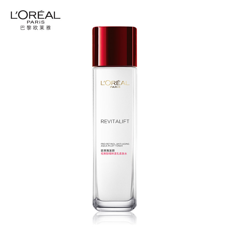 欧莱雅(L'OREAL) 复颜视黄醇精粹清乳柔肤水 130ml