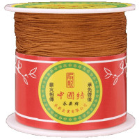家柏饰(CORATED)手工DIY串珠线台湾71号玉线0.4mm细款穿珠红绳珠宝线