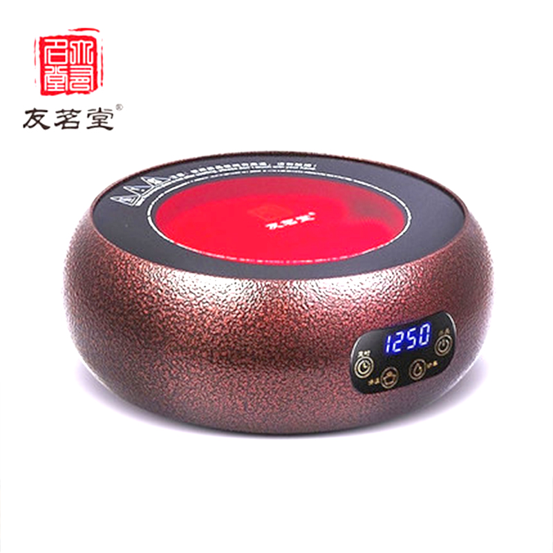 友茗堂YL-1001电陶炉 锤纹紫铜触控式4档 茶炉 家用 煮茶 炉 迷你 光波 小电磁炉 煮茶器 电茶炉高清大图