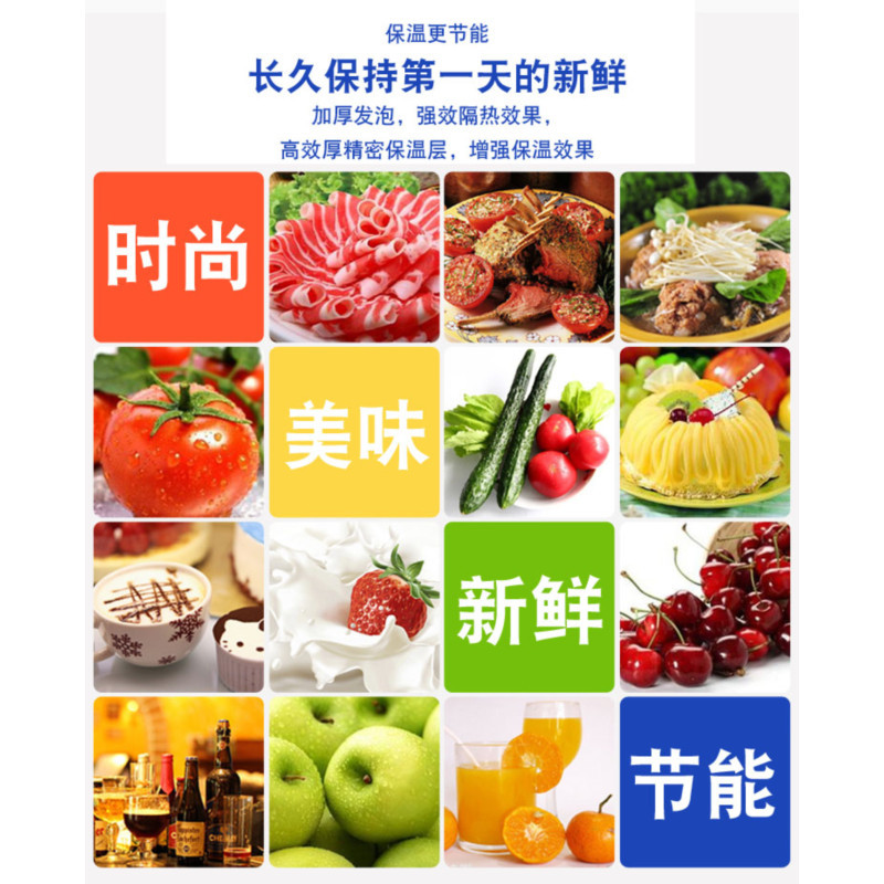 大海豚(Large Dolphin) 单门冷藏保鲜柜食品留样柜食堂家用商品展示