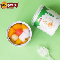[林家铺子旗舰店]冰糖黄桃椰果什锦组合200g*6罐水果罐头进口品质