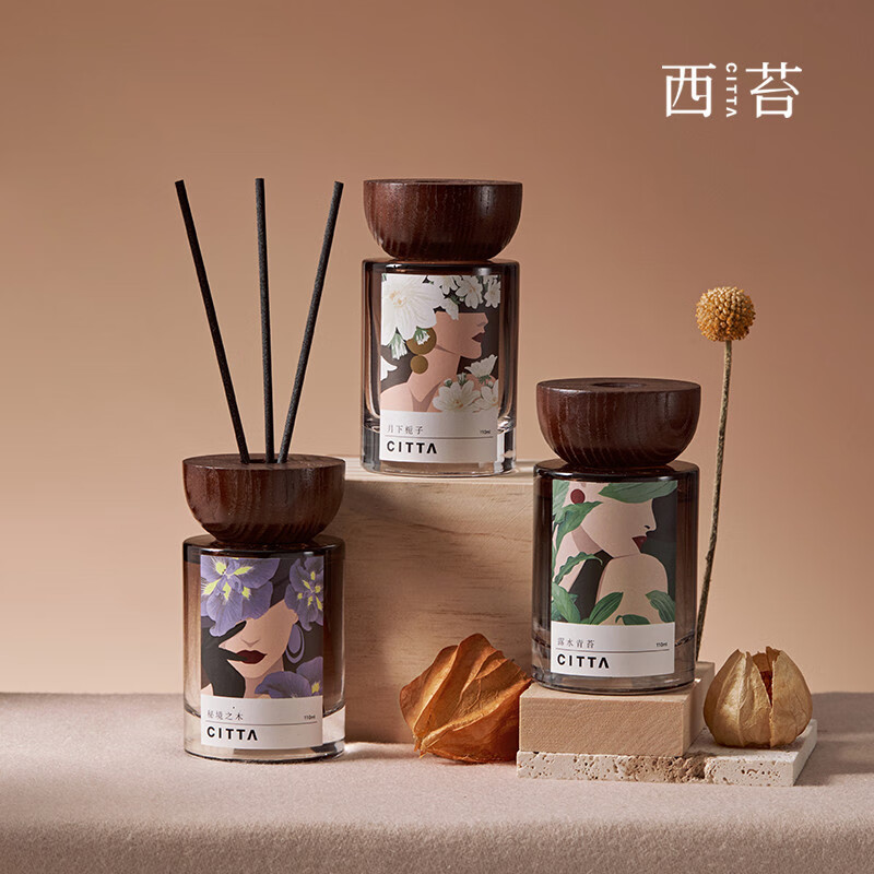 CITTA 莱茜木盖无火香薰 玉露晚风110ml高清大图