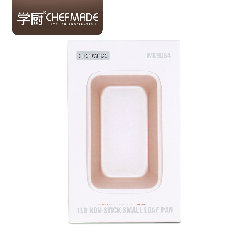 学厨 CHEFMADE 烘焙模具蛋糕模具 重碳钢材质 1磅不粘蛋糕面包模烤箱用具 厨房工具WK9064