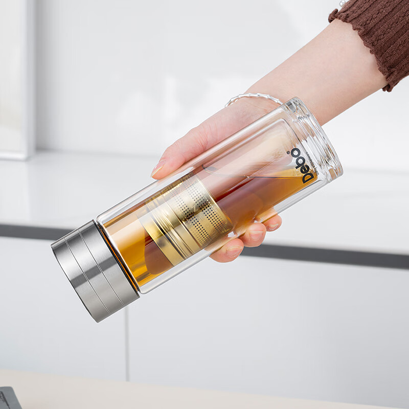 Debo德铂玻璃杯磁吸茶杯加厚泡茶杯320MLDEP-914高清大图