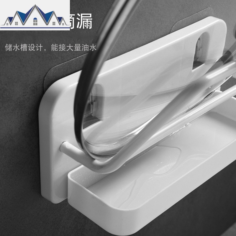 厨房用品多功能锅盖架 墙上壁挂免打孔菜板砧板案板收纳置物架子 三维工匠高清大图