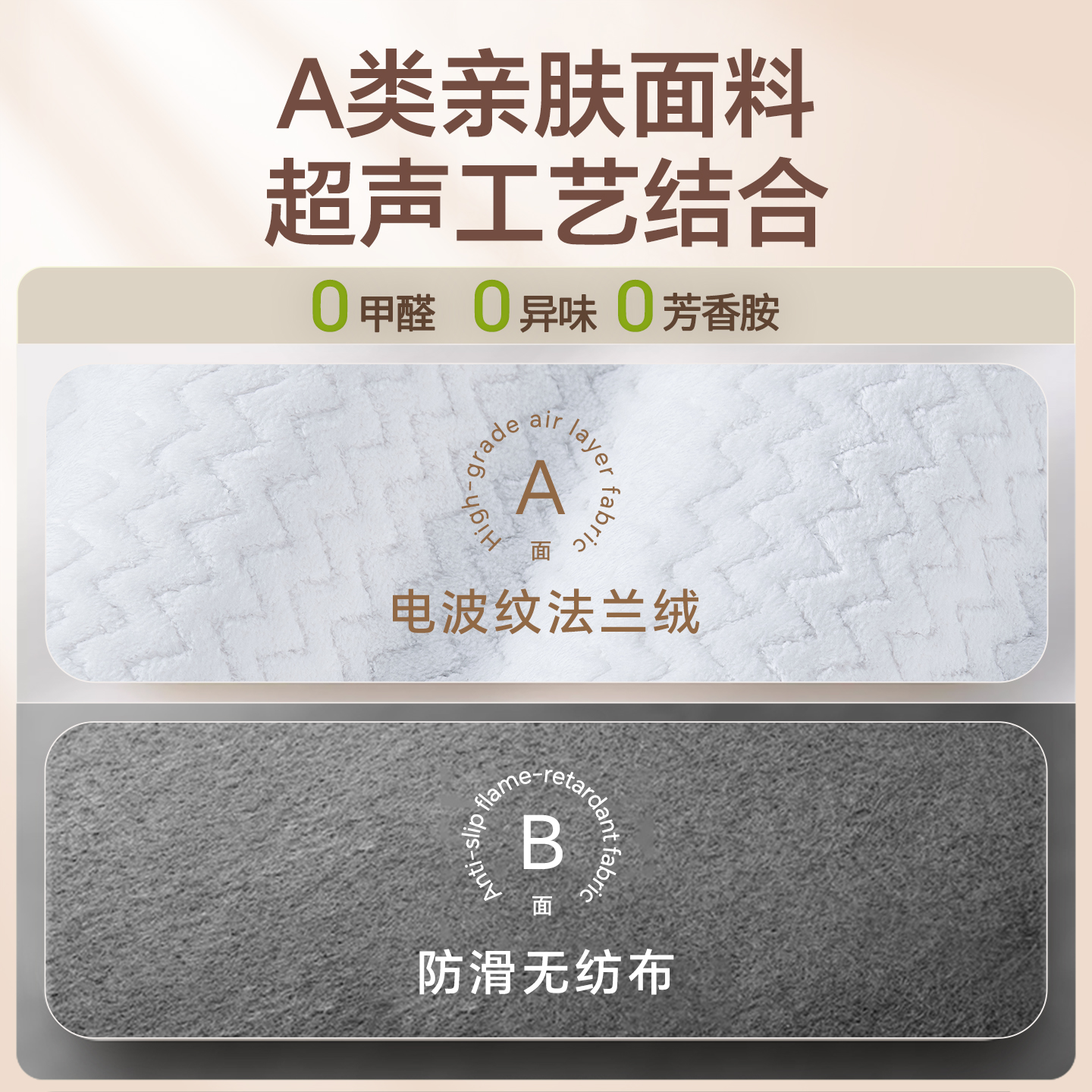 斗禾DOUHE双控智能电热毯1800*1500双人双控温安全舒适冬季保暖电热毯高清大图