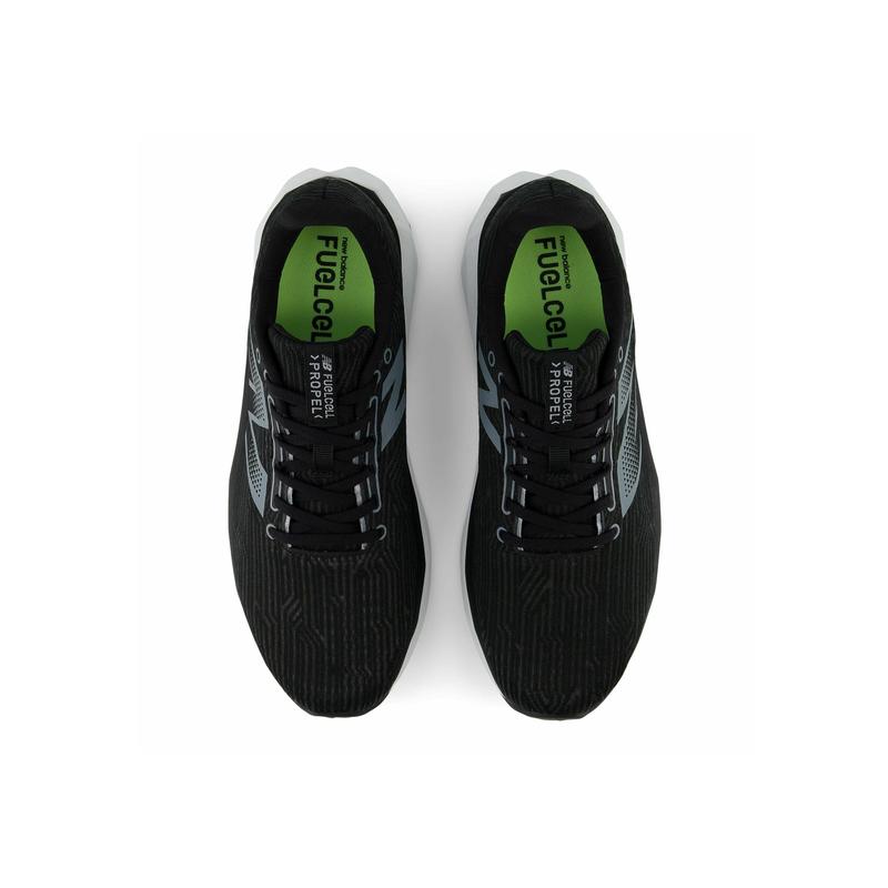 New balance男士跑步鞋轻便透气黑色路跑鞋短距离训练运动鞋高清大图