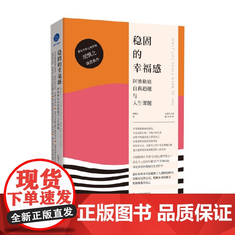 稳固的幸福感 胡慎之 著 心理学高清大图
