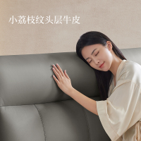 芝華仕(CHEERS)芝华仕意式极简真皮艺床简约主卧室双人大床头软包2022年新款C235