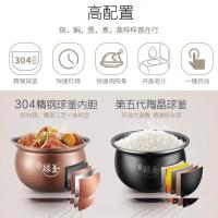 苏泊尔（SUPOR） 电压力锅家用3L升智能双胆高压锅小型电饭煲多功能 黑色2020年新品商超