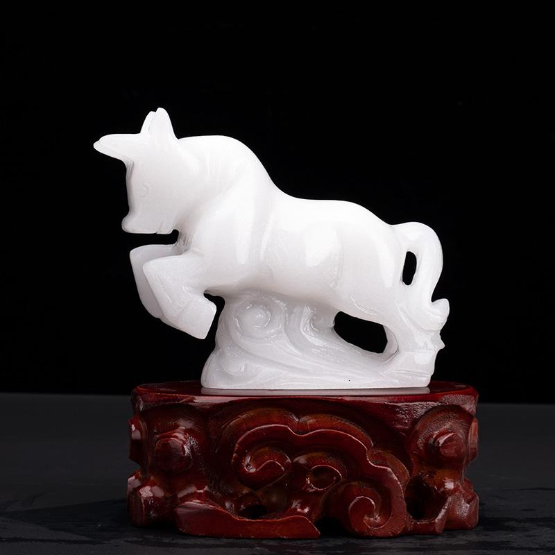 美帮汇玉石十二生肖摆件全套白玉狗鼠牛虎兔龙蛇马羊猴鸡工艺品高清大图
