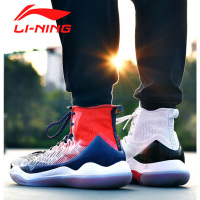 Lining/李宁篮球鞋中国驭帅11李宁云科技减震耐磨防滑高帮篮球鞋