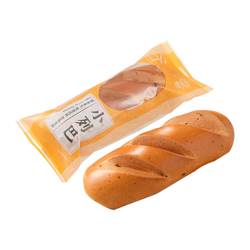 雅觅 小列巴营养早餐面包 零食休闲食品办公室粗粮代餐解馋扛饿多种口味 红枣核桃小列巴100g