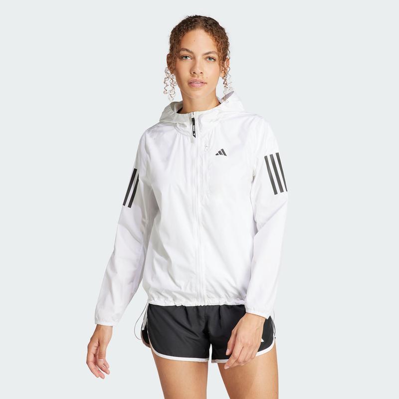 阿迪达斯(adidas)女运动夹克时尚透气防风跑步训练外套