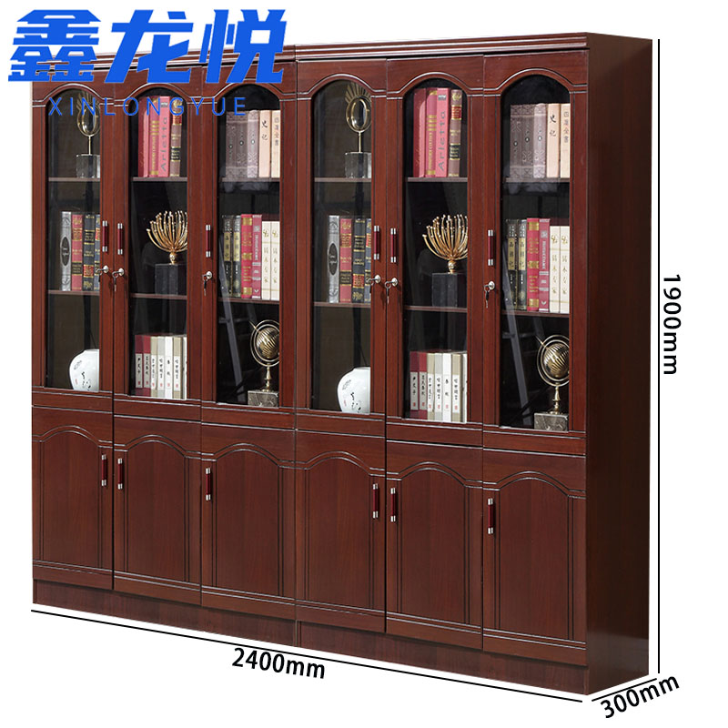 鑫龙悦办公柜六门台高清大图