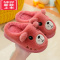 可莉允新款儿童棉拖鞋冬季卡通可爱网红男女童居家室内小孩毛绒保暖棉鞋