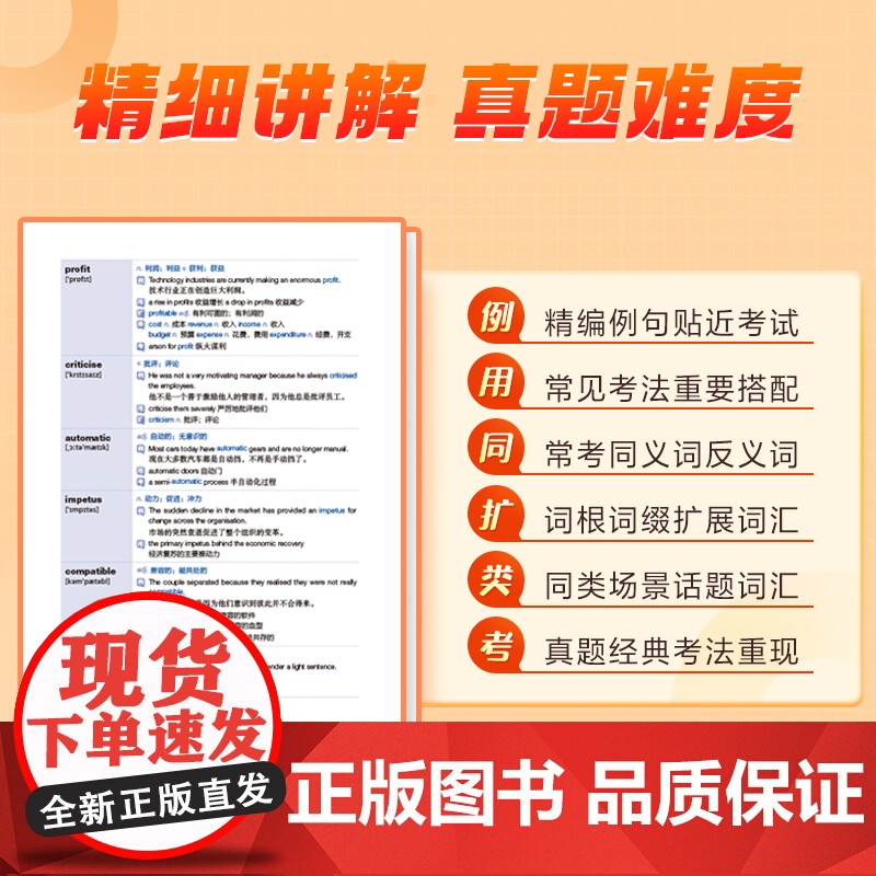 新东方雅思核心词汇精讲精练[俞敏洪]雅思单项练习词汇速刷速记 剑桥雅思真题语料库高频单词汇乱序记忆讲解学习技巧高清大图