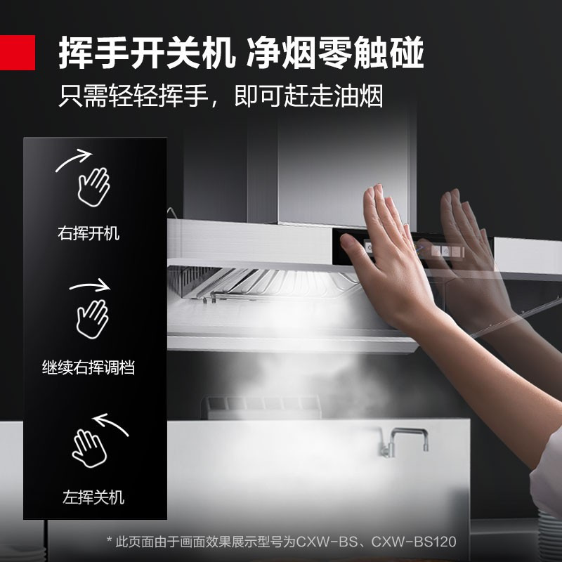 德玛仕(DEMASHI)油烟净化一体机商用 不锈钢烟罩抽油烟机低空油烟净化器 双头CXW-DS200