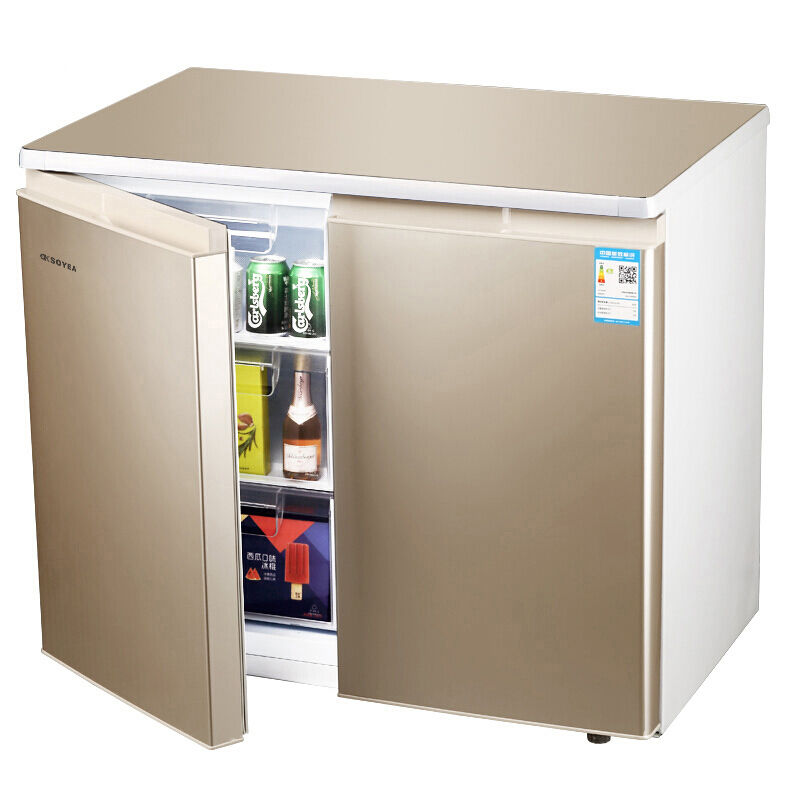 嵌入式橱柜冰箱家用风冷无霜电冰箱对开门256升卧式冰箱|bcd-256 50kg