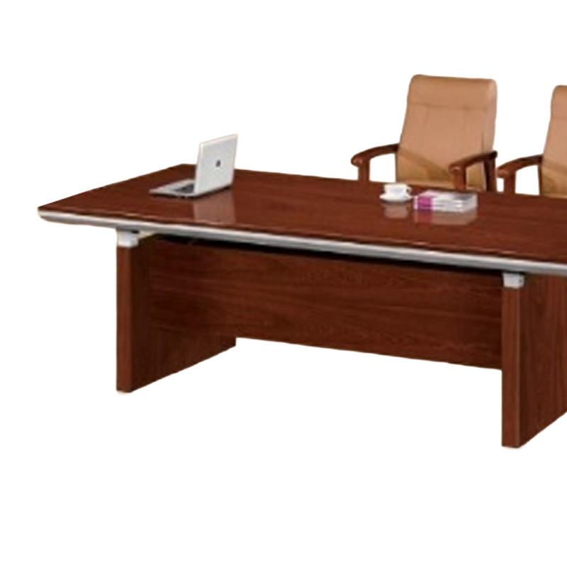 大央会议桌H-0224 2400W*1200D*760H 办公家具会议桌长方形大型长桌简约现代会议室洽谈桌高清大图