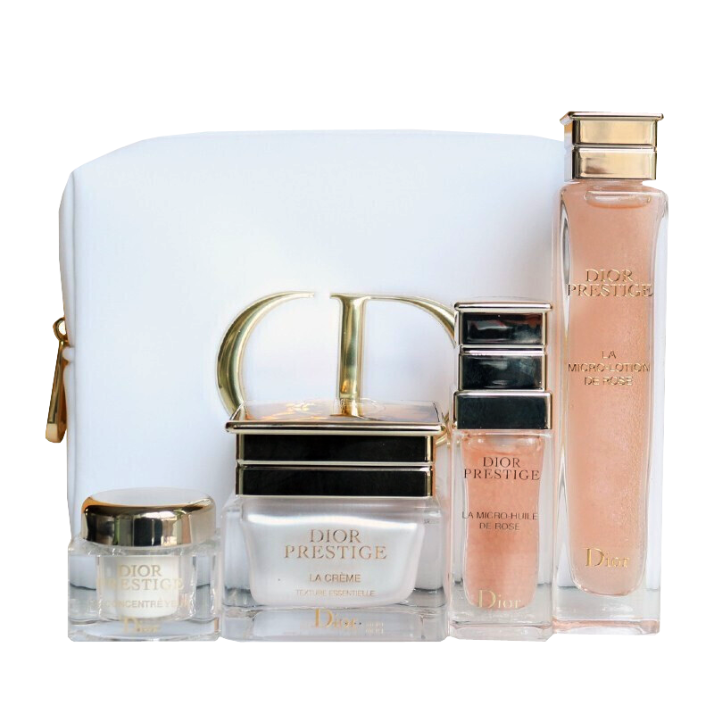 迪奥(dior)护肤小样套装 花秘精粹玫瑰5件套(精萃液 精华 面霜 眼霜